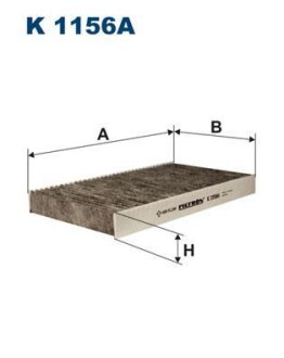 Фільтр салону FILTRON K 1156A (фото 1)