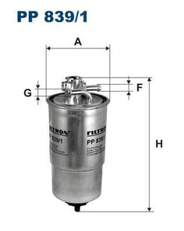 Фильтр топлива FILTRON PP 839/1 (фото 1)