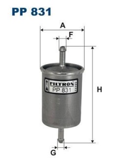 Фильтр топлива FILTRON PP 831