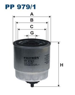 Фільтр палива FILTRON PP 979/1