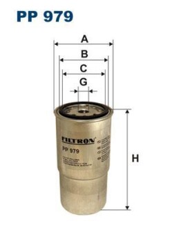 Фільтр палива FILTRON PP 979