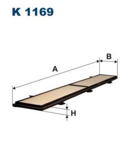 Фільтр салону FILTRON K 1169