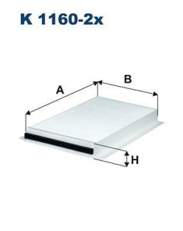 Фільтр салону FILTRON K 1160-2X