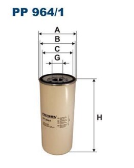 Фильтр топлива FILTRON PP 964/1