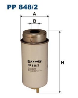 Фильтр топлива FILTRON PP 848/2