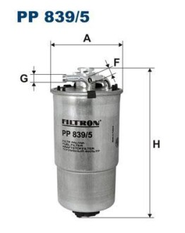 Фильтр топлива FILTRON PP 839/5