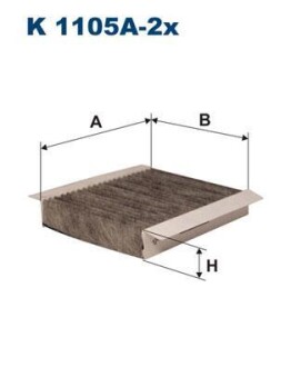 Фільтр салону FILTRON K 1105A-2X
