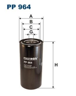 Фільтр палива FILTRON PP 964