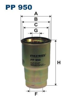 Фильтр топлива FILTRON PP 950