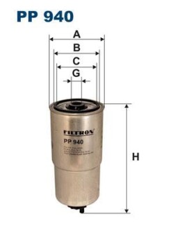 Фільтр палива FILTRON PP 940