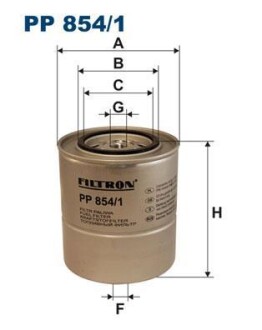 Фильтр топлива FILTRON PP 854/1