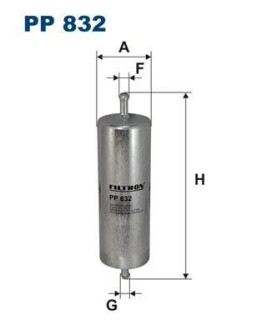 Фильтр топлива FILTRON PP 832