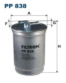 Фільтр палива FILTRON PP 838/1