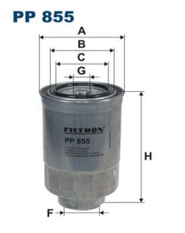 Фільтр палива FILTRON PP 855