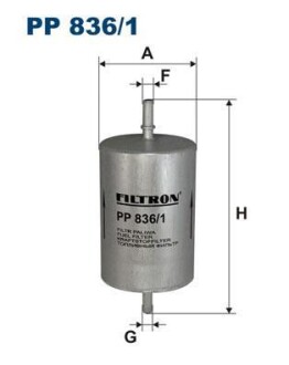 Фильтр топлива FILTRON PP 836/1