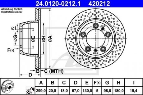 Гальмівний диск ATE 24.0120-0212.1 (фото 1)
