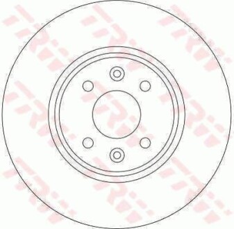 Тормозной диск TRW TRW DF4255 (фото 1)