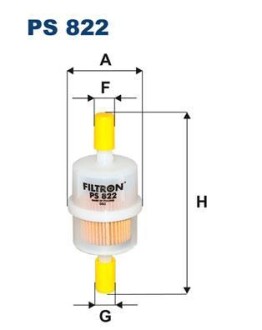 Фильтр топлива FILTRON PS 822