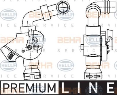 Клапан пічки HELLA 9XL 351 029-071