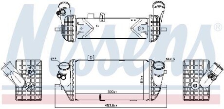 Інтеркулер HYUNDAI i30 (GD) (12-) 1.6 CRDi NISSENS 96144