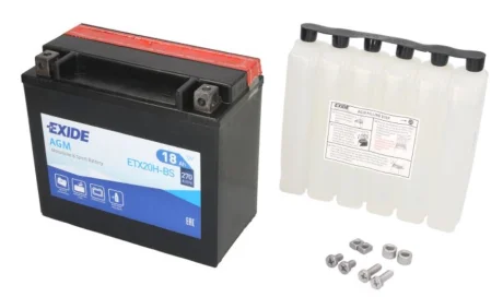 Аккумулятор 12В 18Ач 270A L+ EXIDE YTX20H-BS