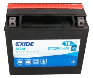 Акумулятор EXIDE YTX20HL-BS