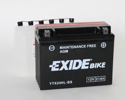 Аккумулятор EXIDE YTX24HL-BS (фото 1)