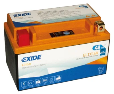 Акумуляторная батарея 4Ah/240A (150x87x93/+L/B0) (Li-ion) (мото) EXIDE ELTX14H