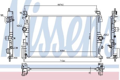 Радиатор NISSENS 630786