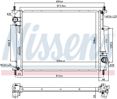 Радиатор NISSENS 617867