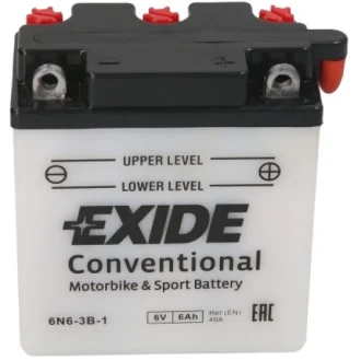 Акумулятор 6 CT-6-R Conventional EXIDE 6N6-3B-1