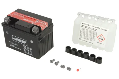 Акумулятор 4RIDE 12В 3,6Агод. 35А R+ 4RIDE EXIDE YTX4L-BS