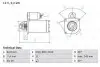 Стартер BOSCH 0 986 023 380 (фото 1)