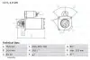 Стартер BOSCH 0 986 023 530 (фото 1)