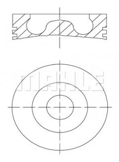 Поршень MAHLE MAHLE\KNECHT 439 01 00