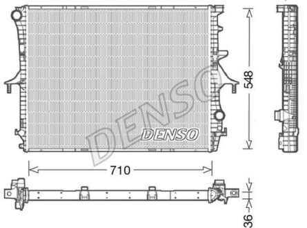 Радіатор DENSO DRM02026