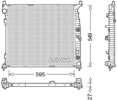 Радіатор наддуву DS DENSO DRM17055 (фото 1)