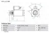 Стартер BOSCH 0 986 025 660 (фото 1)