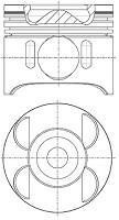 Поршень NURAL 8743340500
