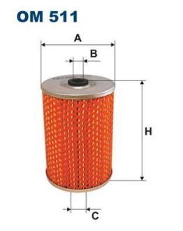 Фільтр масляний FILTRON OM 511