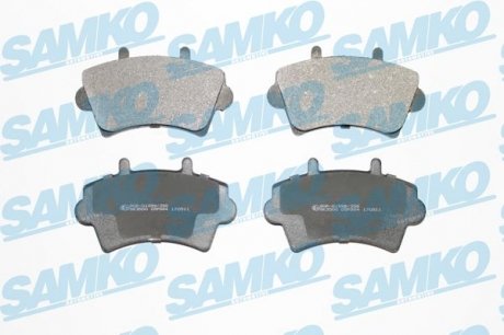 Колодки передні, 98-06 R16 (тип BOSCH) SAMKO 5SP884