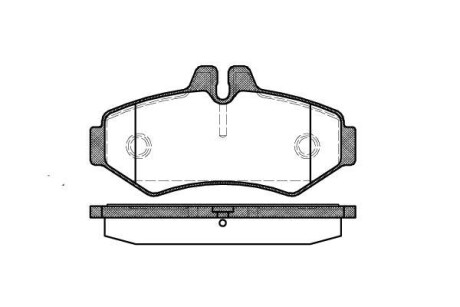 Колодки задні, 98-06 (тип BOSCH) WOKING P6333.00