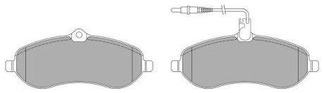 Колодки передние, (тип Lucas) 07- FREMAX FBP-1538