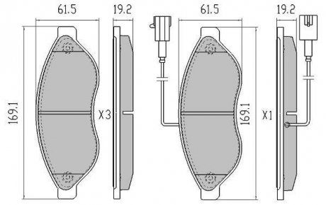 Колодки передние, (1.1-1.5t) 06- FREMAX FBP-1476