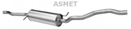 Передний глушитель, выпускная сист ASMET 03.098 (фото 1)