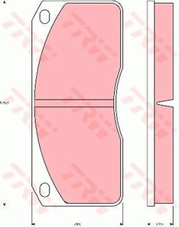 Гальмівні колодки, дискові TRW TRW GDB5056