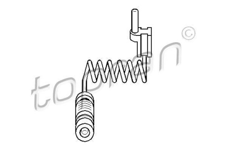 Датчик колодок, 95-06 TOPRAN 401 204