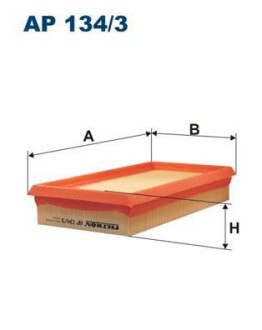 Фільтр повітря FILTRON AP 134/3