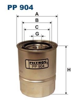 Фильтр топлива FILTRON PP 904