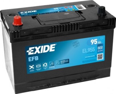 Акумулятор 95Ah 800A EXIDE EL955